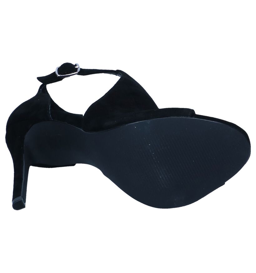 Steve Madden Sloane Sandales en Noir en daim (241570)