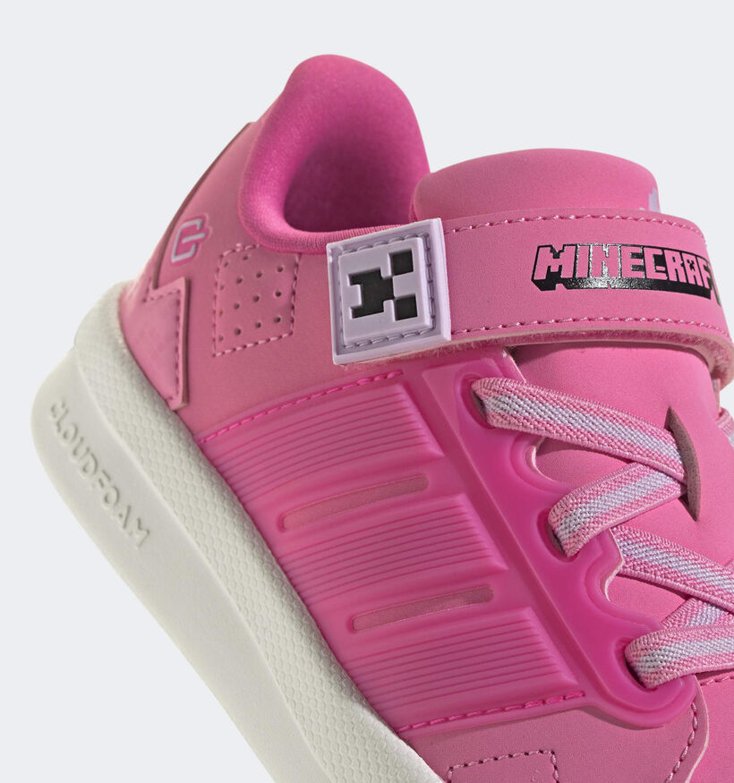 adidas Minecraft Lightorama Baskets basses en Rose pour filles (375465)