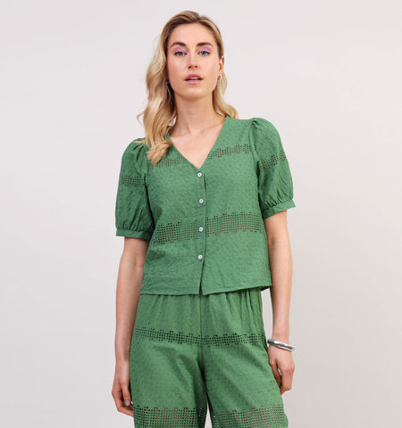 Blouse groen