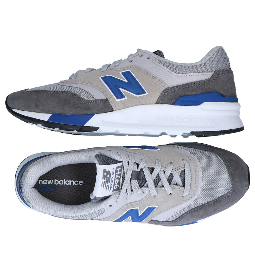 New Balance CM 997 Grijze Sneakers in leer (293559)