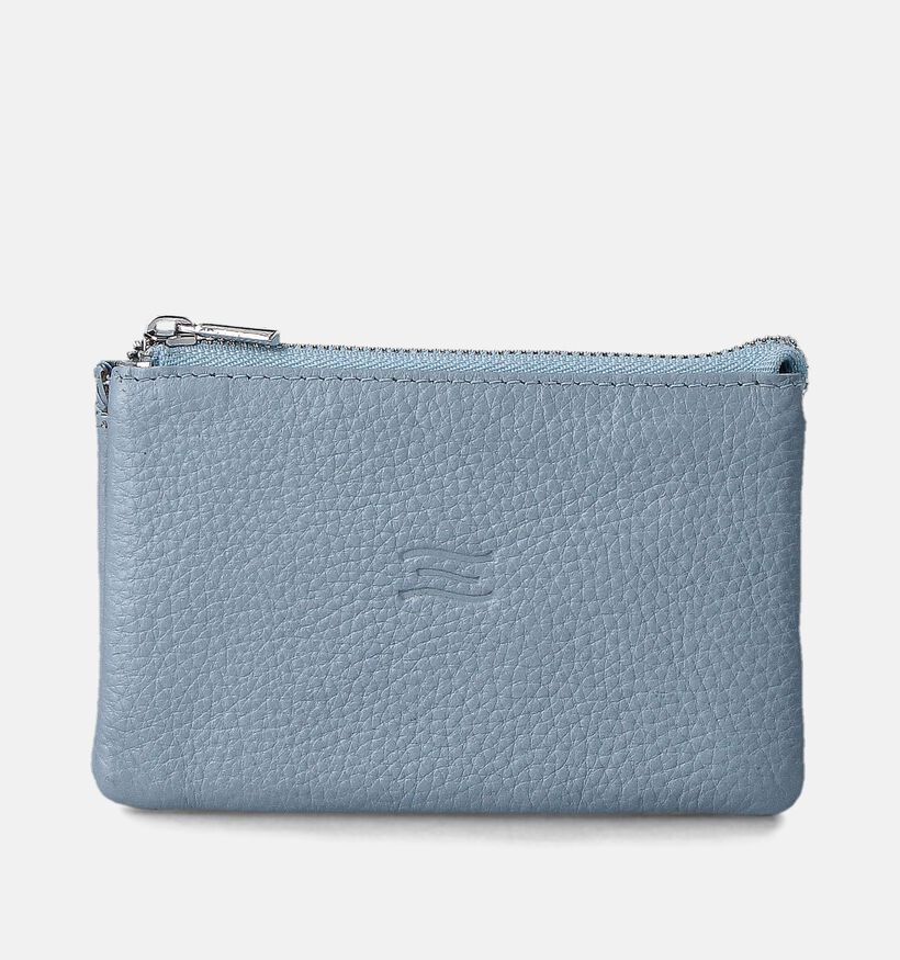 Crinkles Blauwe Ritsportemonnee voor dames (358124)