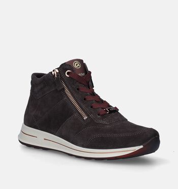 Ara High Soft Sneakers Bruin/Taupe