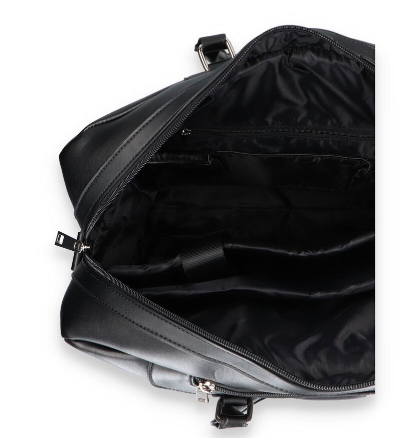 Olivia Lauren Zebra Sac à roulettes en Noir en simili cuir (333971)