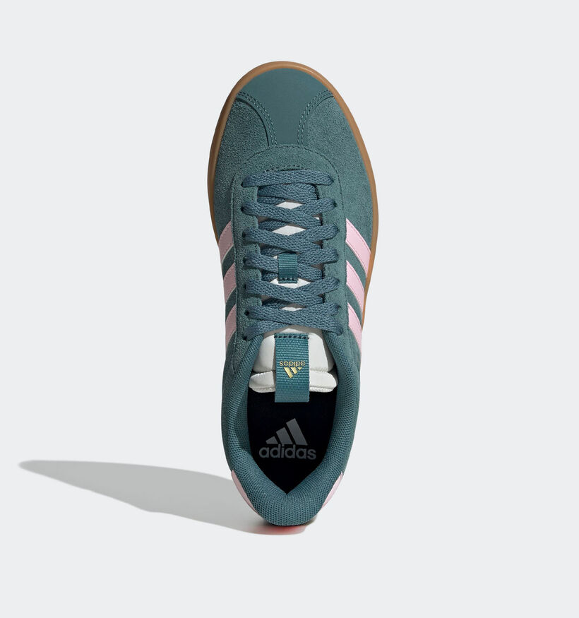 adidas VL Court 3.0 Baskets en Vert pour femmes (359449) - pour semelles orthopédiques