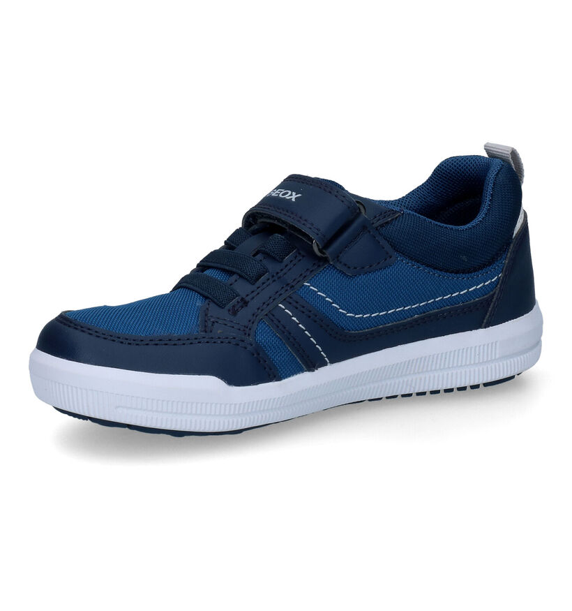 Geox Arzach Chaussures basses en Bleu pour garçons (302606) - pour semelles orthopédiques