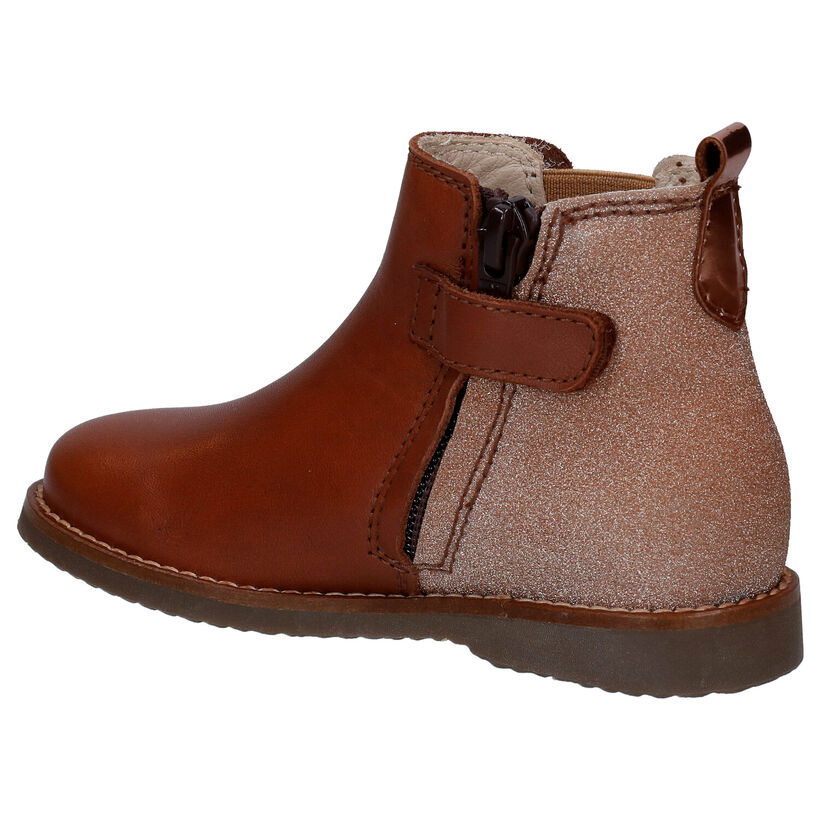 Beberlis Bottes courtes en Cognac pour filles (316139)