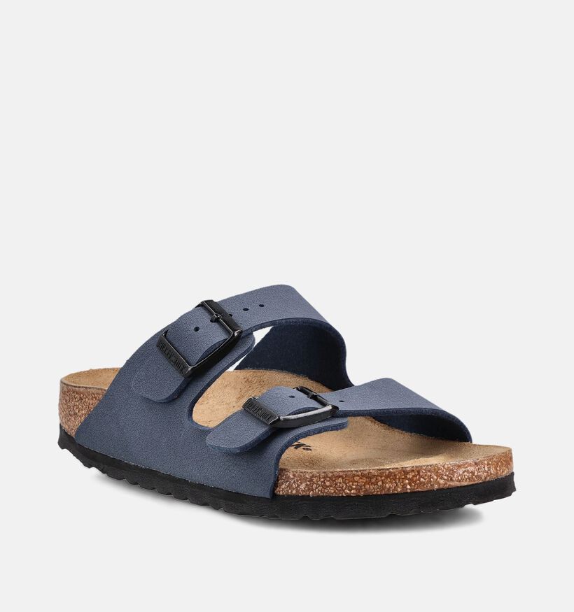 Birkenstock Arizona Blauwe Slippers voor jongens, meisjes (368290)