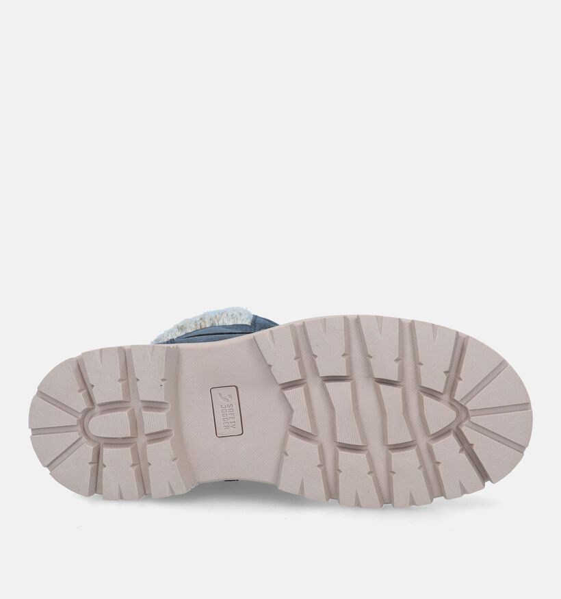 SJ Blauwe Bottines voor meisjes (329511) - geschikt voor steunzolen