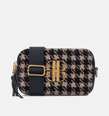 Laurent David Sacs port&eacute; crois&eacute; Noir/Taupe