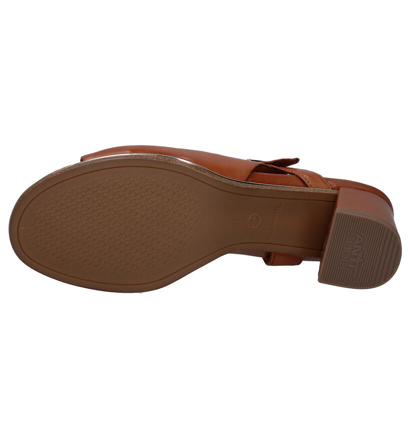 Tamaris Touch it Cognac Sandalen in leer (269760)