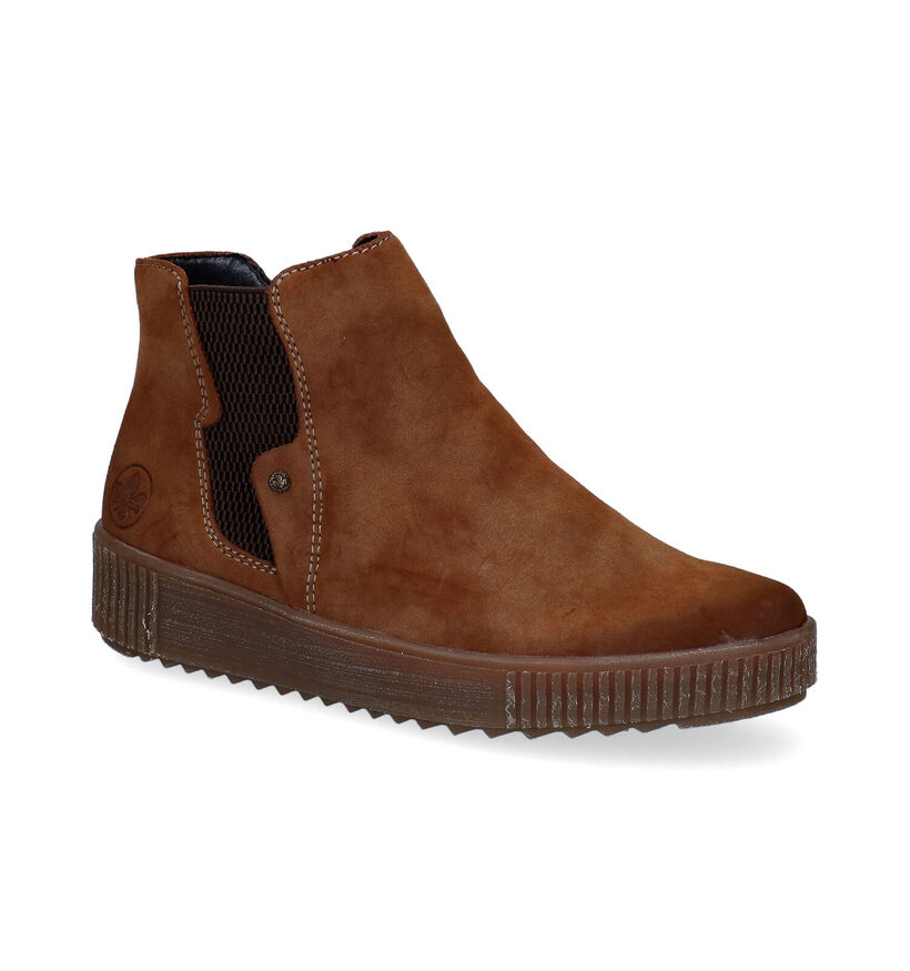 Rieker Cognac Bottines in nubuck (297942)