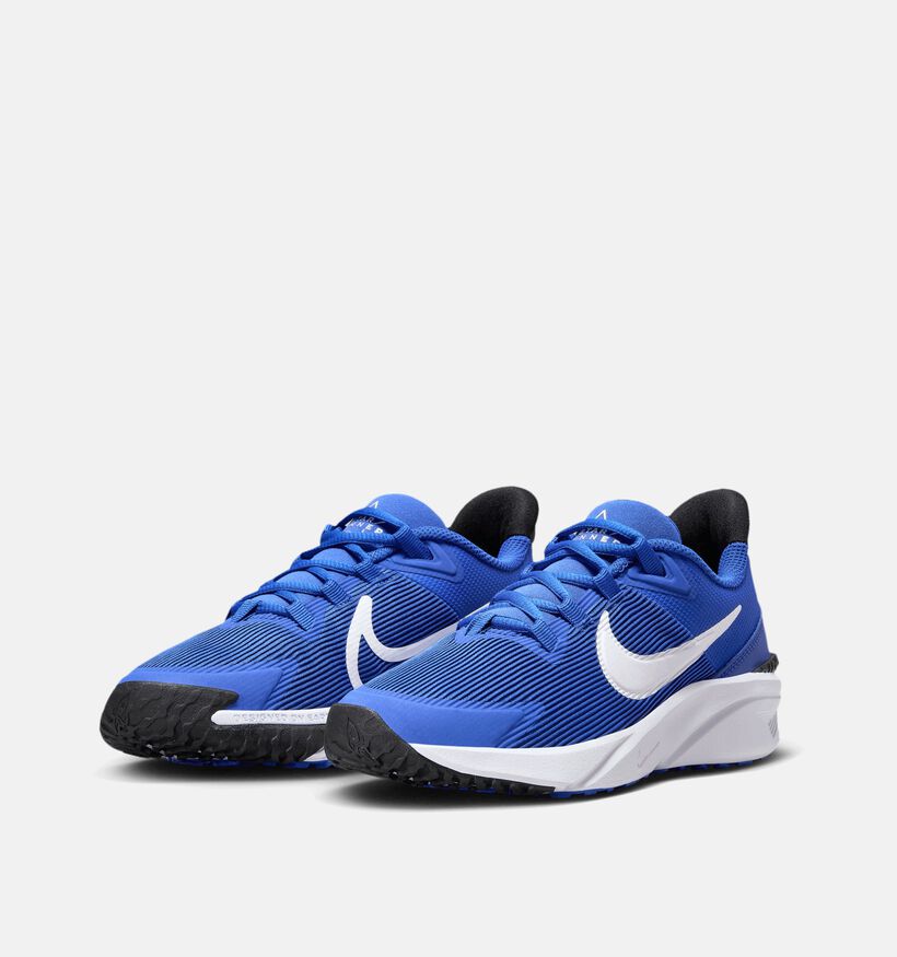 Nike Star Runner 4 GS Blauwe Sneakers voor jongens, meisjes (350503)