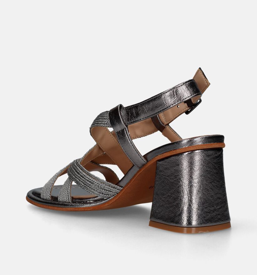 Regarde Le Ciel Perla Zilveren Sandalen Met Blokhak voor dames (341240)