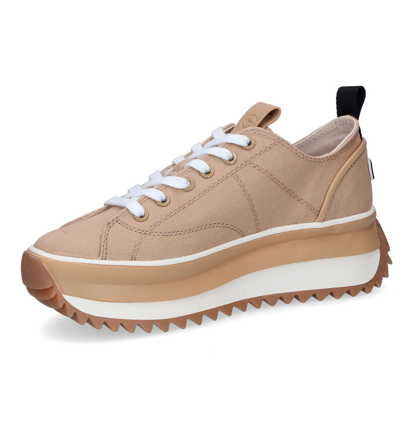 Tamaris Touch it Beige Sneakers voor dames (302778) - geschikt voor steunzolen