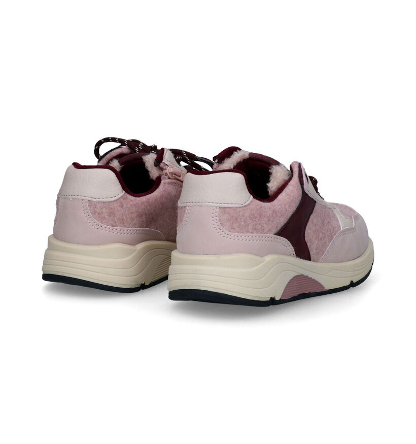 Milo & Mila Baskets basses en Rose pour filles (313328)