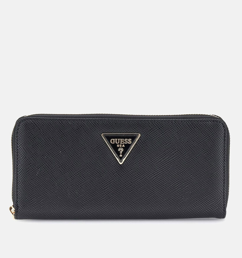 Guess Porte-monnaie zippé en Noir pour femmes (360075)