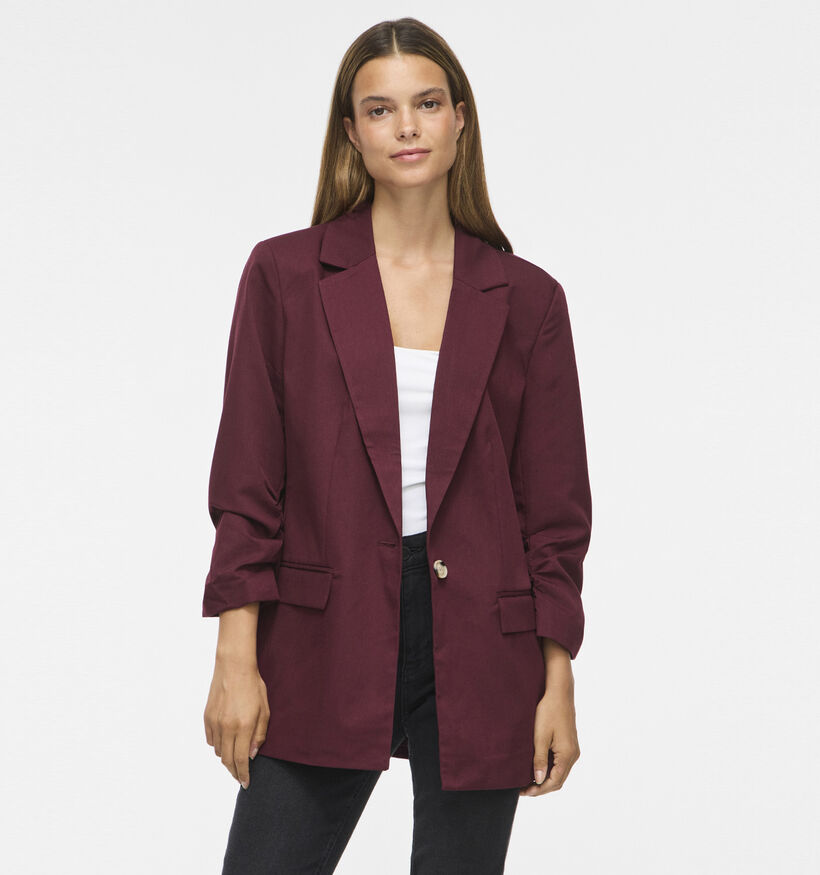 Vila Tilde Blazer en Bordeaux pour femmes (378471)