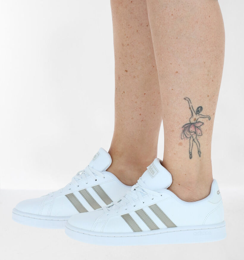adidas Grand Court Witte Sneakers voor dames (301985) - geschikt voor steunzolen
