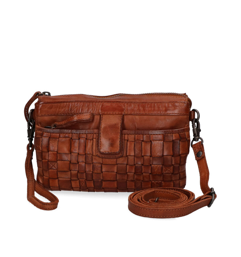 Bear Design Cognac Crossbody Tas voor dames (329773)