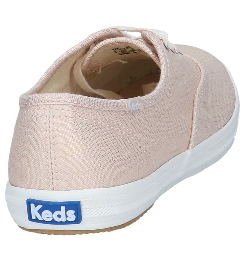 Rose Gold Sneakers Keds Champion in stof (213057)