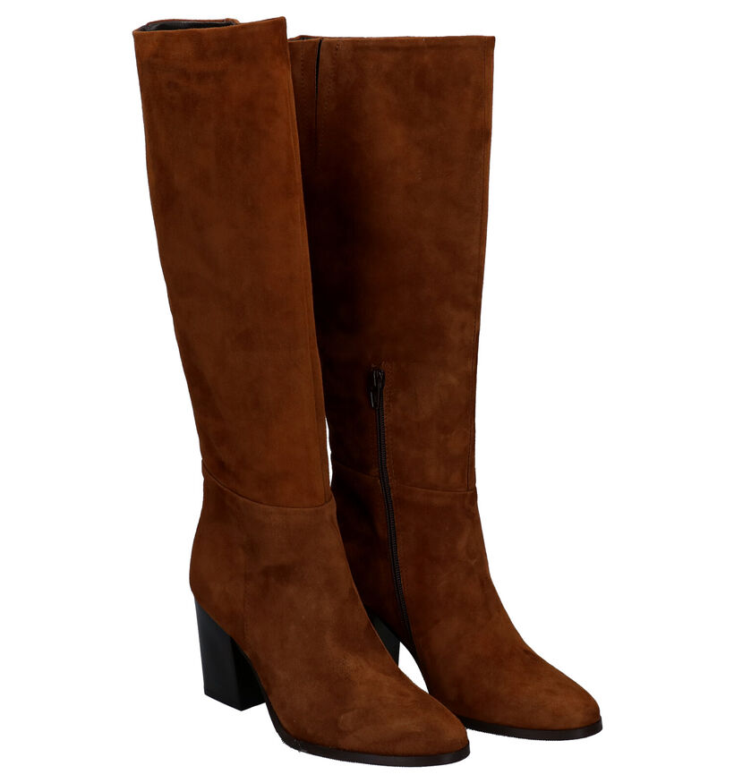 Via Limone Bottes hautes en Cognac pour femmes (291712)