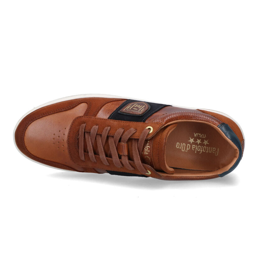 Pantofola d'Oro Palermo Chaussures à lacets en Cognac en cuir (321729)
