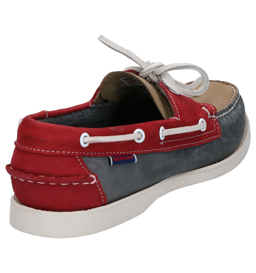 Sebabo Dockside Chaussures bateau en Bleu pour hommes (303608)