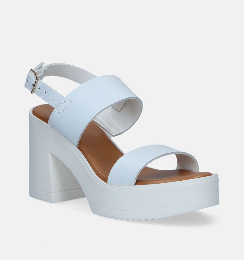 Sweet Lemon Loulou Witte Sandalen Met Blokhak voor dames (341745)