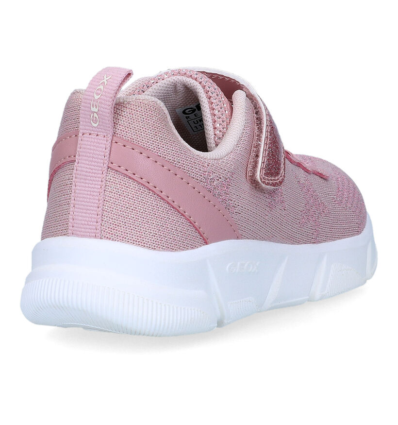 Geox Aril Roze Sneakers in stof (320646)