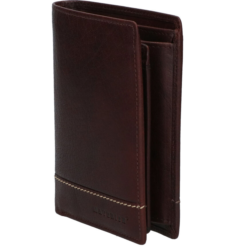 Maverick Cognac Portefeuille in leer (301667)