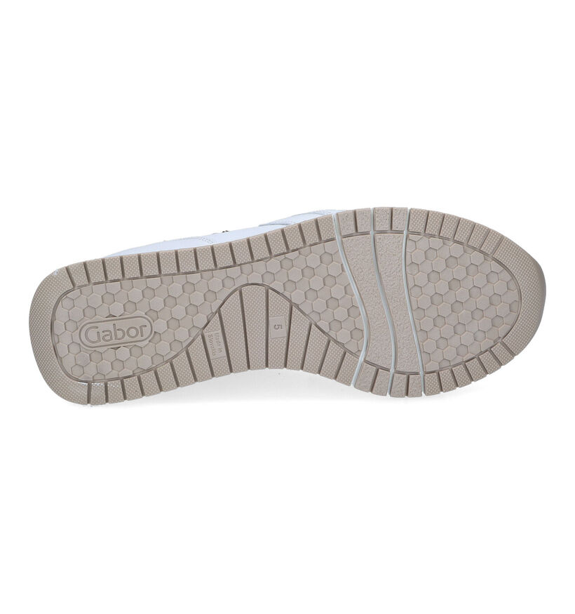 Gabor OptiFit Chaussures à lacets en Noir en cuir (306126)
