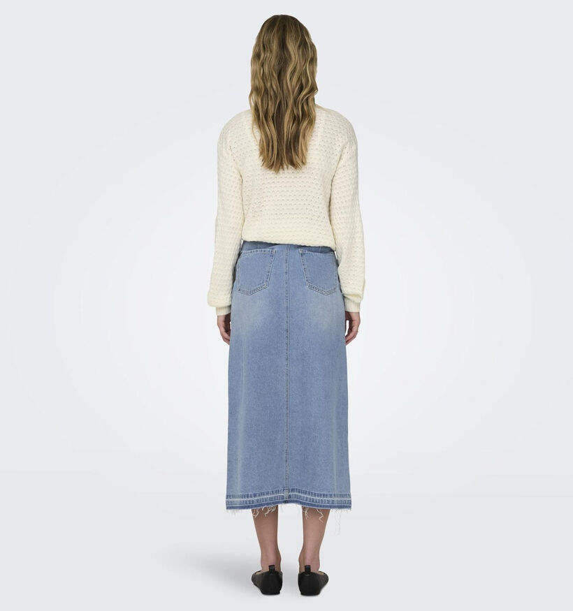JDY Bella Blauwe Lange jeansrok voor dames (351403)