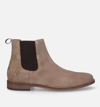 Bottines Chelsea taupe