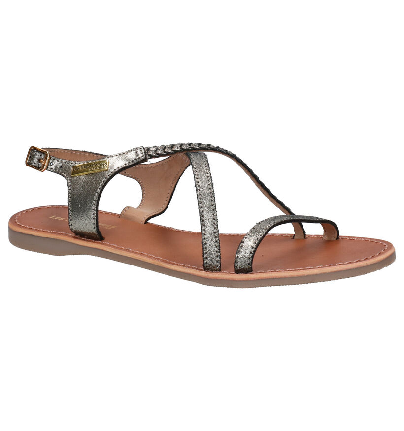Les Tropeziennes Hanano Bronzen Sandalen in leer (274934)