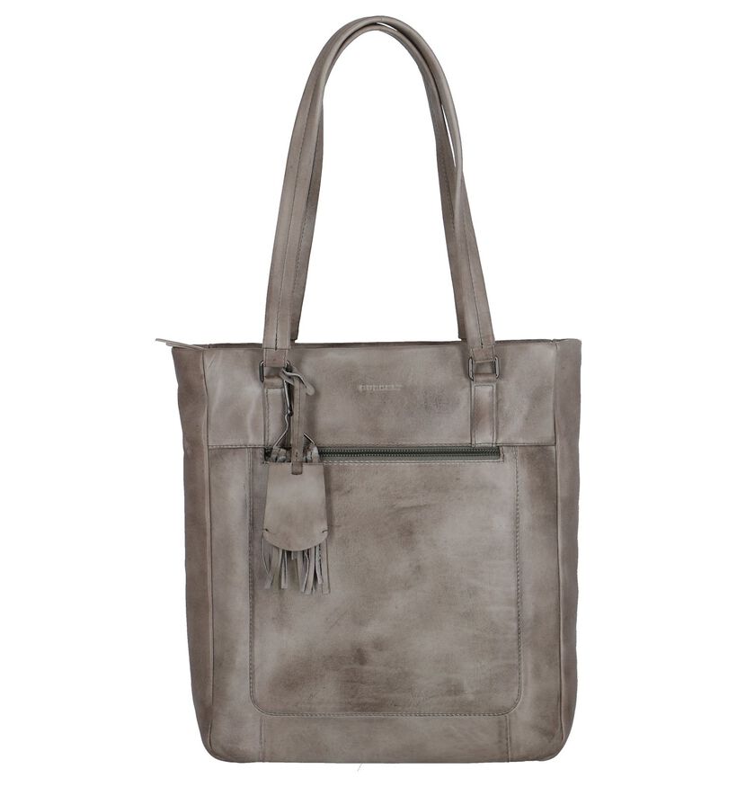 Burkely Noble Nova Cabas en Taupe en cuir (262518)