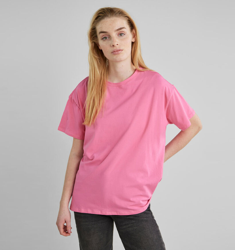 Pieces Mariski Oranje T-shirt voor dames (317817)