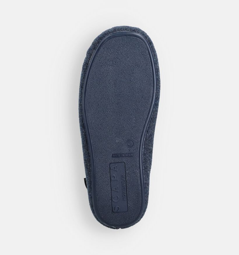 Scapa Donkerblauwe Pantoffels voor heren (364107)