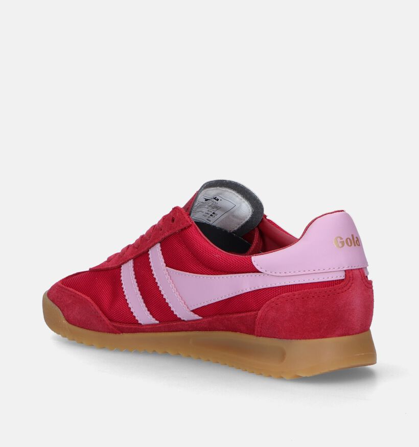 Gola Tornado CLB623 Baskets en Rouge pour femmes (345110) - pour semelles orthopédiques