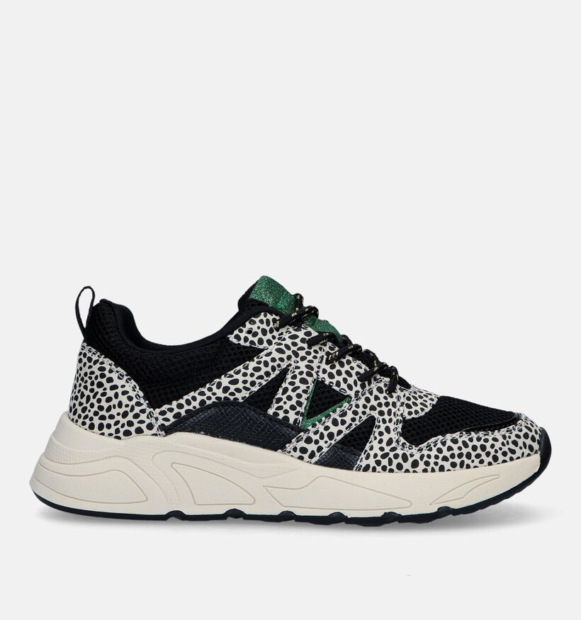 Poelman Baskets casual en Noir pour femmes (332737)