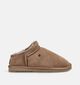 Warmbat Conner Pantoufles ferm&eacute;es en Cognac pour hommes (379305)