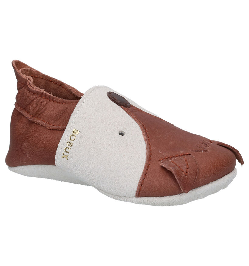 Bobux Foxy Chaussons pour bébé en Marron pour garçons (315037)