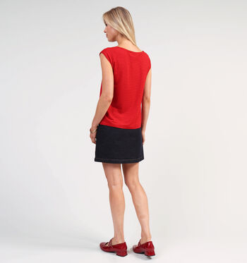 Pieces T-shirts Blauw/Rood/Bordeaux/Groen