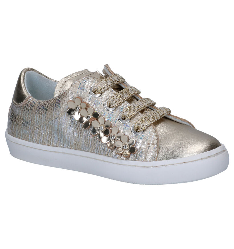 Beberlis Gouden Sneakers in leer (271457)