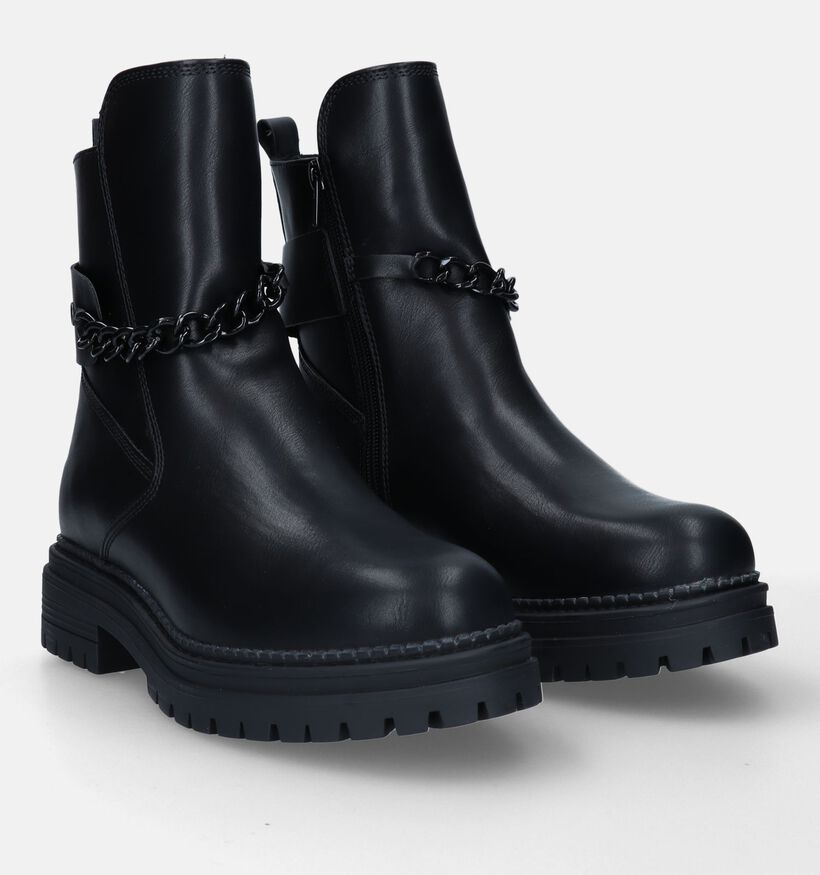 Signatur Zwarte Biker boots voor dames (329295)