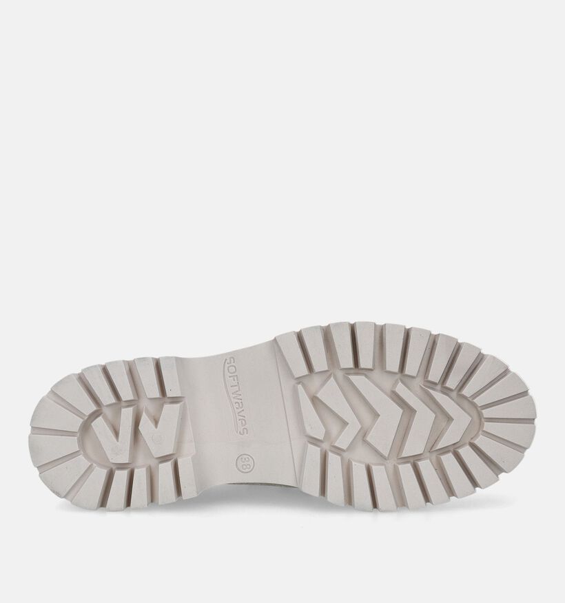 Softwaves Chaussures à lacets en Écru pour femmes (332658) - pour semelles orthopédiques