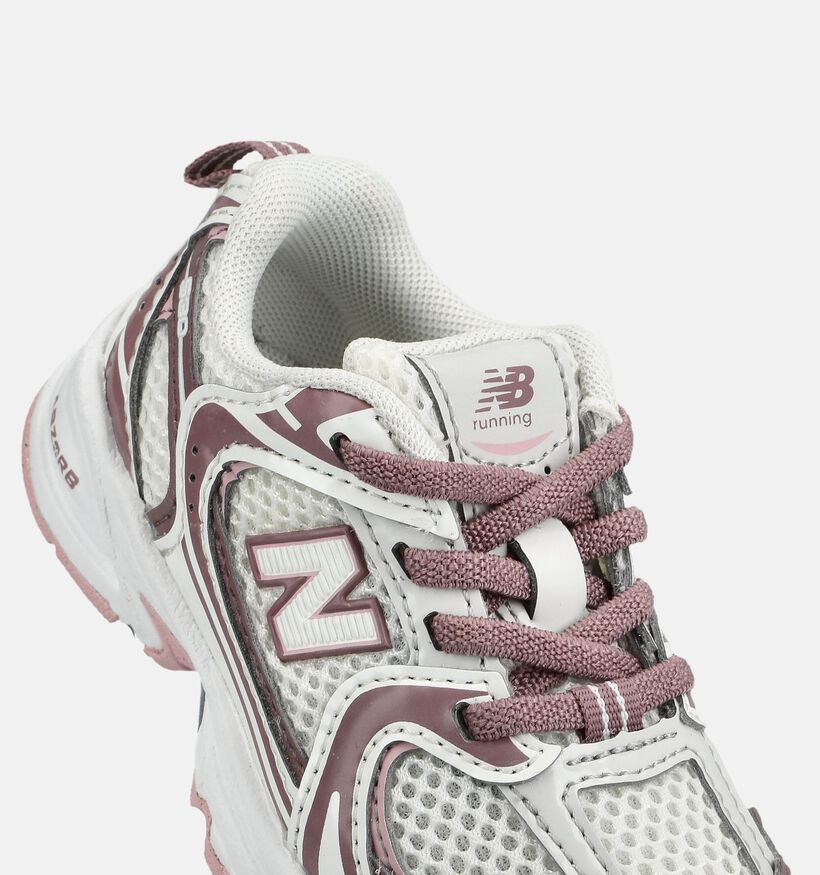 New Balance 530 Baskets basses en Rose pour filles (375191) - pour semelles orthop&eacute;diques
