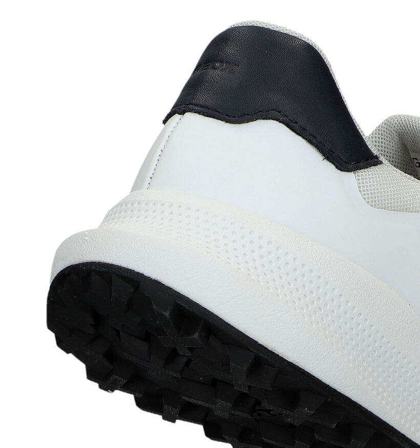 Geox PG 1X Witte Veterschoenen voor heren (326729) - geschikt voor steunzolen