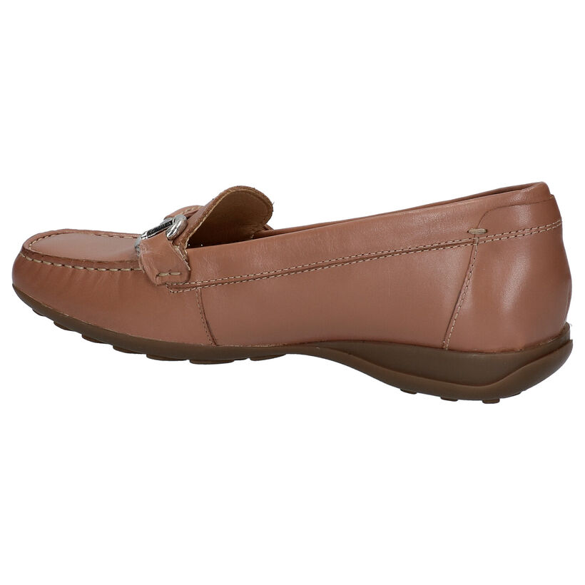 Geox Mocassins en Bleu foncé en cuir (266862)