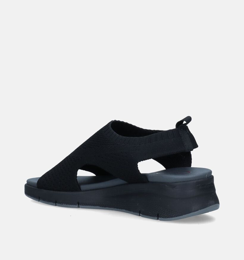 Tamaris Comfort Sandales en Noir pour femmes (338182) - pour semelles orthopédiques