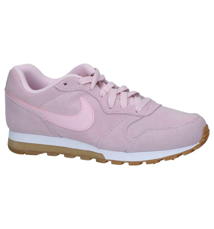 Roze Sneakers Nike MD Runner 2 in daim (237841)